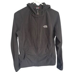 The North Face Womens Black Fleece Hoodie Full Zip‎ Jacket M